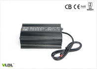Μαύρος ηλεκτρικός φορτιστής μπαταριών μοτοσικλετών/ευφυής φορτιστής μπαταριών λι ιονικός 60V 8A 600W