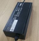 IP65 IP66 αδιάβροχο 6A LFP μαύρο υλικό αργιλίου φορτιστών μπαταριών 48 βολτ